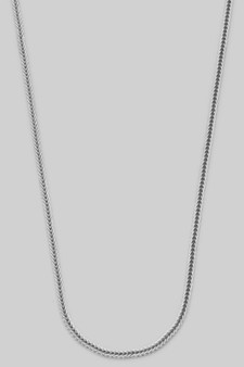 Classic Box Link Brass Necklace