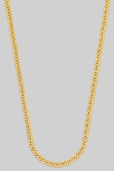 Classy Double Chain Link Necklace