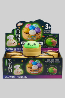 Glow In The Dark Bun Squishy Mystery Dozen Pack