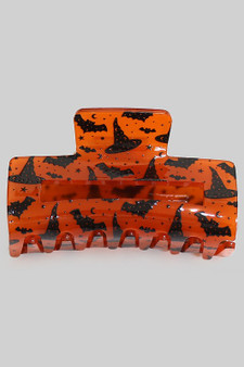 Acrylic Halloween Theme Hair Clip