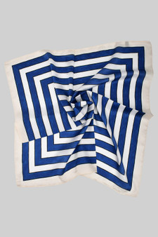Watercolor Square Pattern Silky Square Scarf