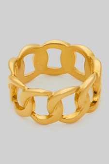 Chain Link Brass Ring