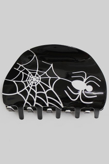 Acrylic Halloween Spider Hair Clip - #KH23592