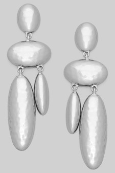 Tiered Geo Statement Drop Earrings