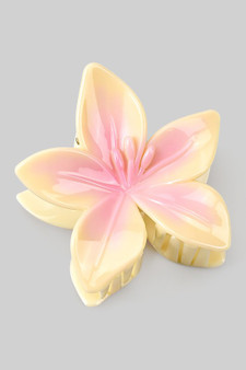 Tropical Flower Acrylic Hair Clip