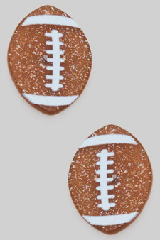 Glittery Football Studs