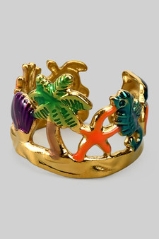 Colorful Sea Life Ring