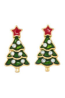 Christmas Tree Stud Earrings