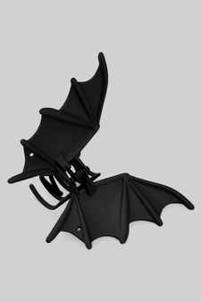 Matte Finish Metal Bat Hair Clip