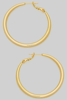 Must Have Essential One And A Half Inch Brass Hoops
