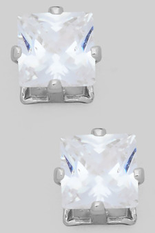 Essential Square Cz Studs
