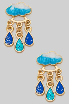 Lacquered Rain Cloud Ear Jacket