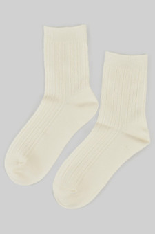 Cable Knit Soft Socks
