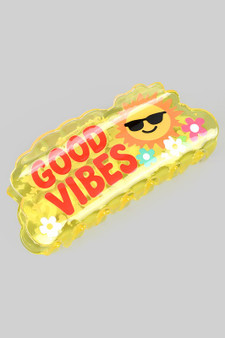 Good Vibes Double Sided Hair Sun Flowers Hair Clip