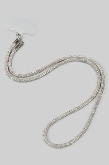 Rhinestone Covered Lanyard For Keys Or Phone