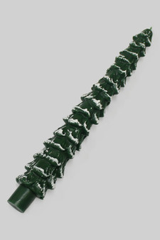 Frosted Christmas Tree Candle Large