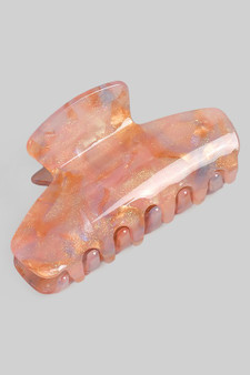 Glittery Marbled Acrylic Hair Clip