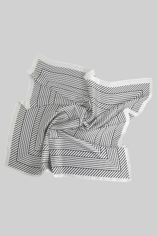 Silky Geo Print Scarf