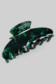 Sturdy Marbled Acrylic Hair Clip