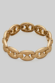 Metal Link Stretch Bracelet