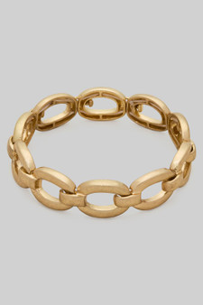 Metal Chain Link Stretch Bracelet