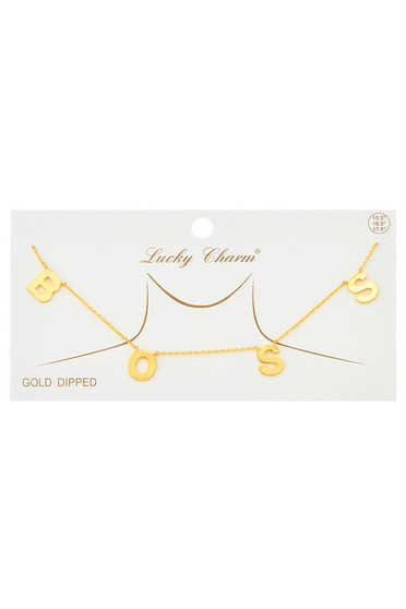 Gold Dipped Boss Choker 