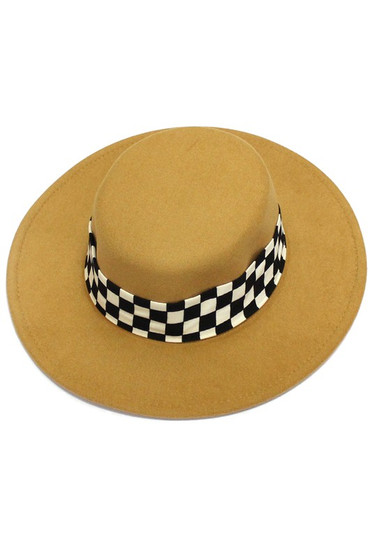 Checkered Belt Hat