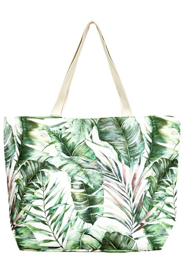 Large Leaf Tote Bag