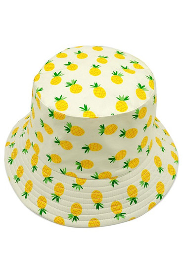 Pineapple Reversible Bucket Hat