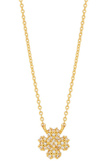 Diamond Clover Pendant Necklace - #IN21766