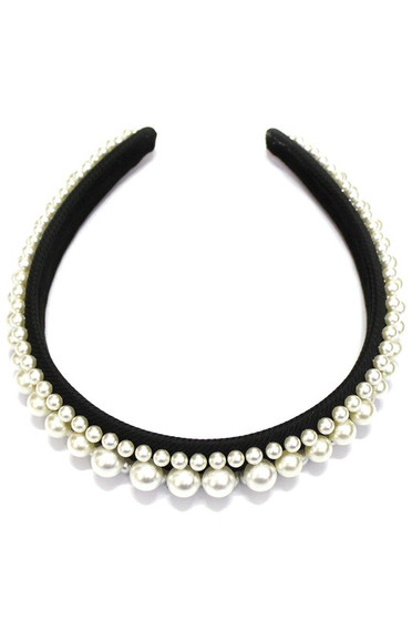 Faux Pearl Headband