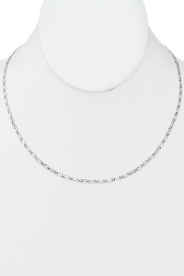 Dainty Flat Chain Necklace - #GN8080