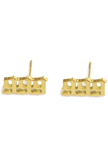 Angel Number 999 Stud Earrings