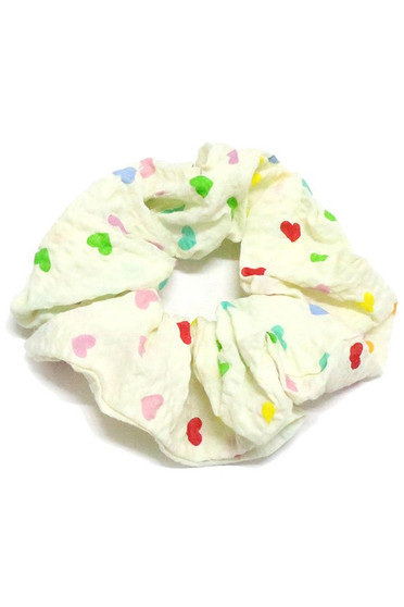 Heart Print Scrunchie - #KH19747