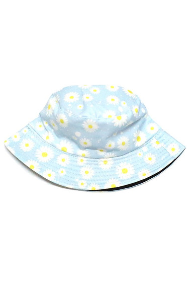 Daisy Flower Print Bucket Hat