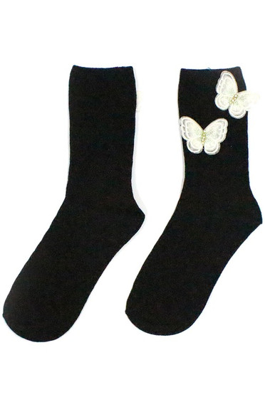 Butterfly Detail Ankle Socks