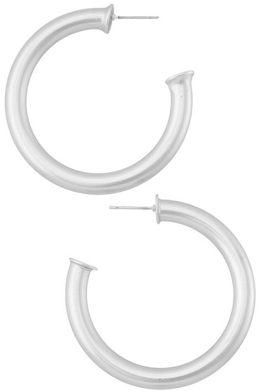 Tube Hoop Earrings.  - #HE1456