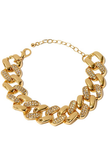 Hybrid Rhinestone Chain Bracelet - #IB2253-0