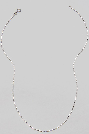 Silver Chain Necklace - #GN8166-0