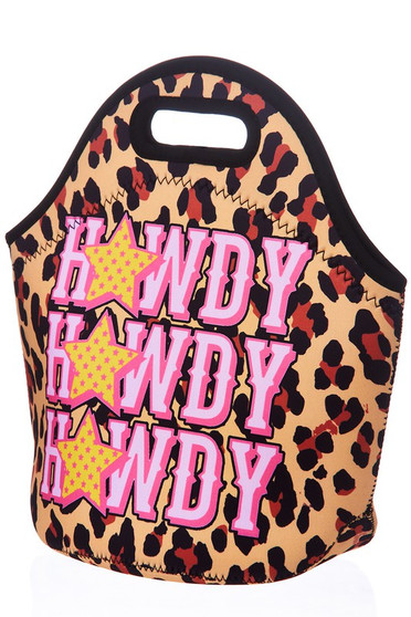 Howdy Cheetah Print Lunchbag