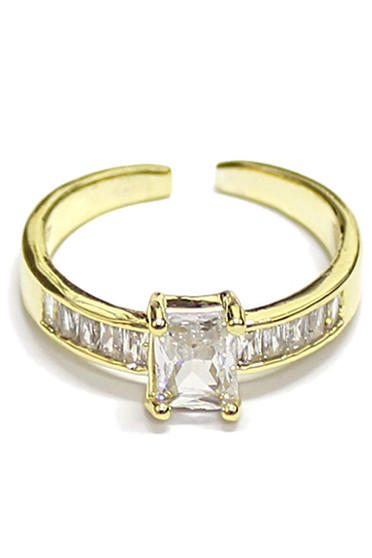 Cz Baguette Ring