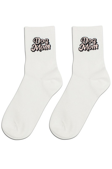 Dog Mom Crew Socks