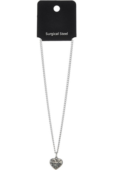 Be My Valentine Heart Pendant Necklace