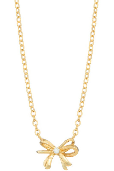 Mini Bow Knot Pendant Necklace