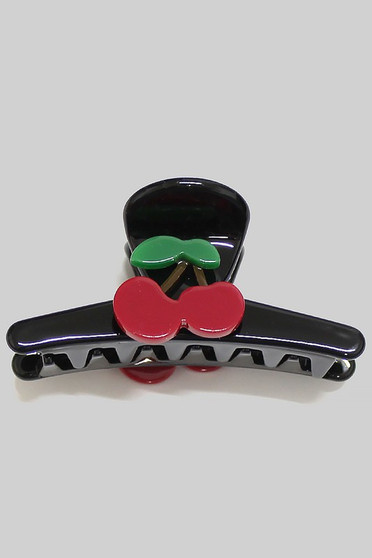 Acrylic Cherry Small Hair Clip - #KH23329
