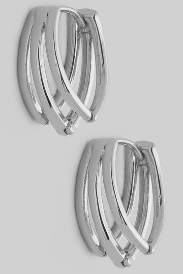 Dainty Stack Huggie Earrings