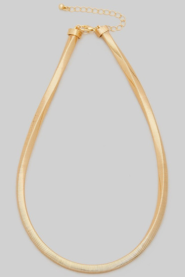 Square Spring Chain Necklace