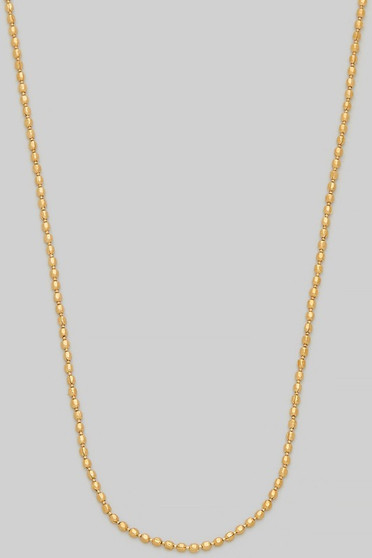 Stainless Steel Ball Chain Necklace - #ENA514