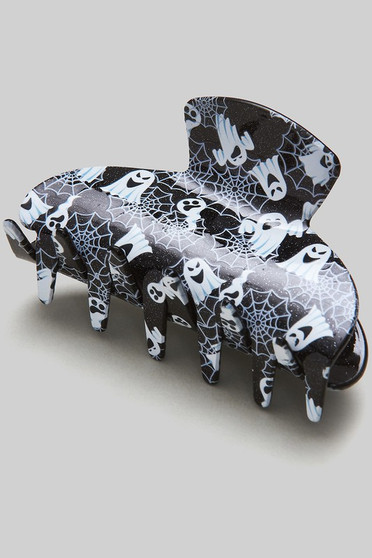 Spooky Ghost Glitter Jaw Hair Clip