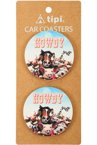 Howdy Farm Animal Car Coaster